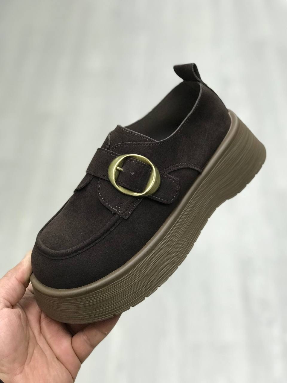, женская, повседневные,лоферы замш,замшевые женские туфли-лоферы на платформе