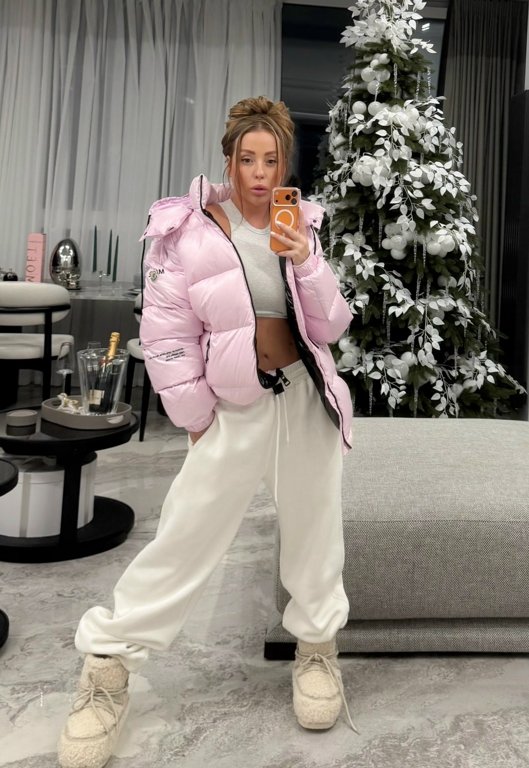 женская куртка,розовая куртка,зимний костюм,куртка короткая,объемная зимняя куртка