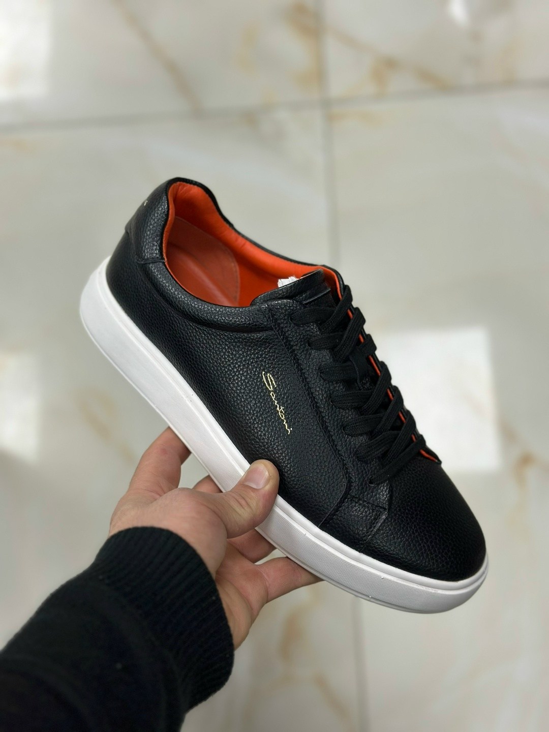 ,мужские кеды santoni,мужские кеды,кеды кожаные,мужская