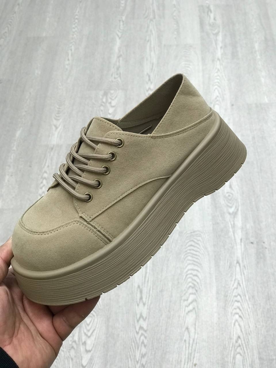 , на платформе, женская,криперы ,полуботинки женские замшевые