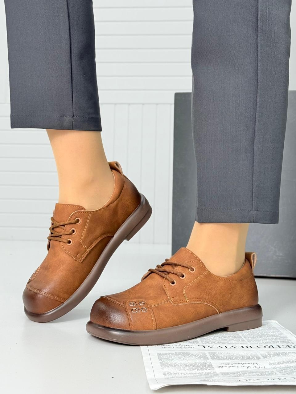 ,повседневная , на плоской подошве,женская ,туфли на плоской подошве