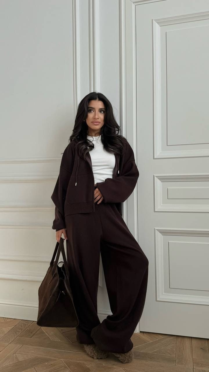 костюм вязаной,спортивные костюмы оверсайз,костюм женский,костюм спортивный теплый оверсайз barento club,брючный костюм