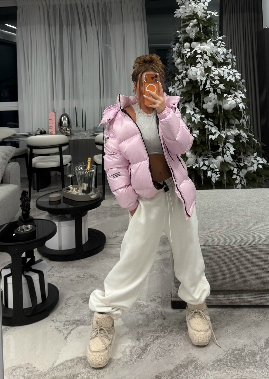 женская куртка,розовая куртка,зимний костюм,куртка короткая,объемная зимняя куртка