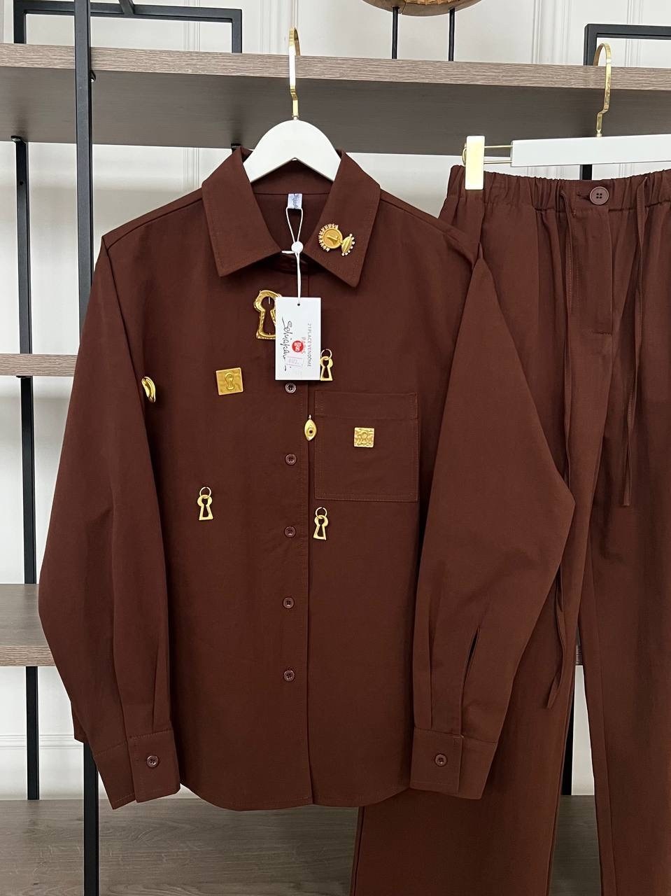 стильные костюмы,женский костюм,трикотажный костюм,костюм с брюками и рубашкой,рубашка женская