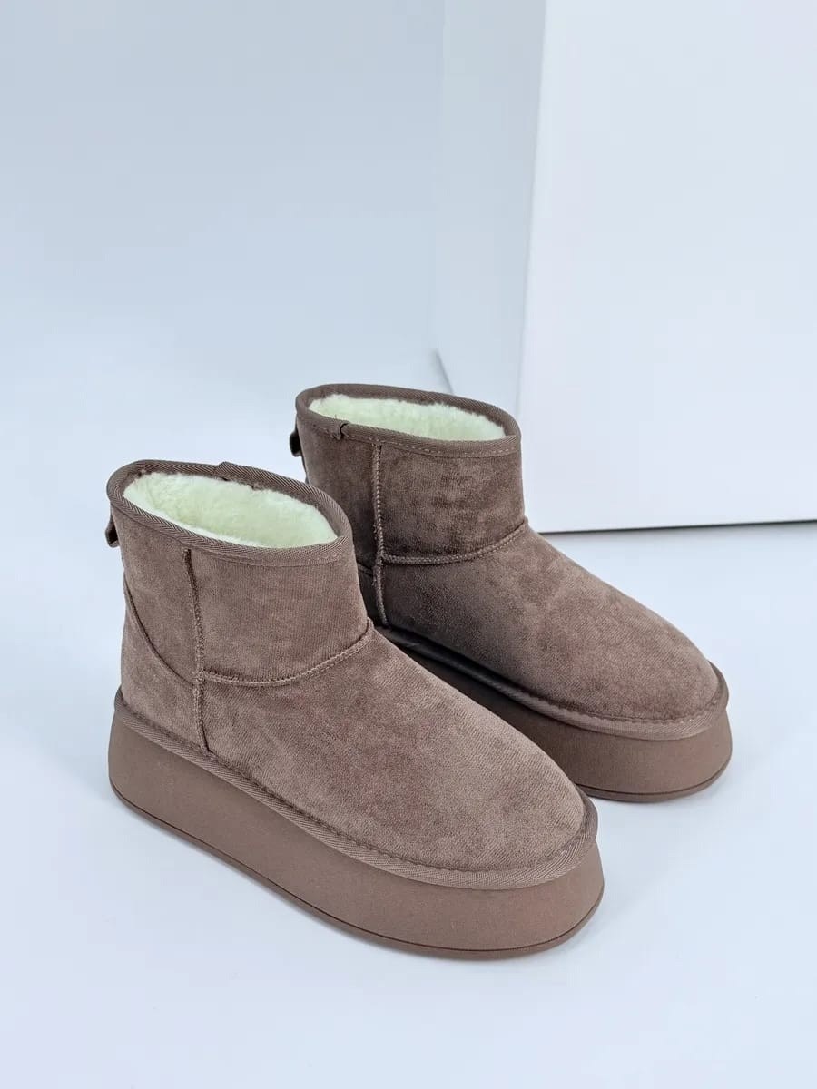 угги зимние укороченные на платформе натуральная замша,угги женские,,угги camidy,угги