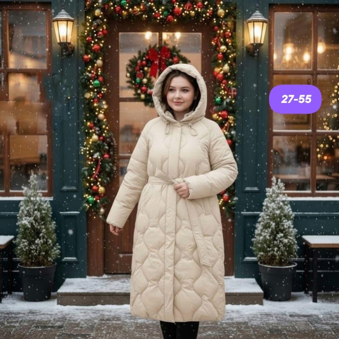 куртка женская длинная зимняя,зимнее пальто удлиненное,женский зимний пуховик,женская зимняя куртка,куртка зимняя длинная пальто с поясом и капюшоном dorimodes