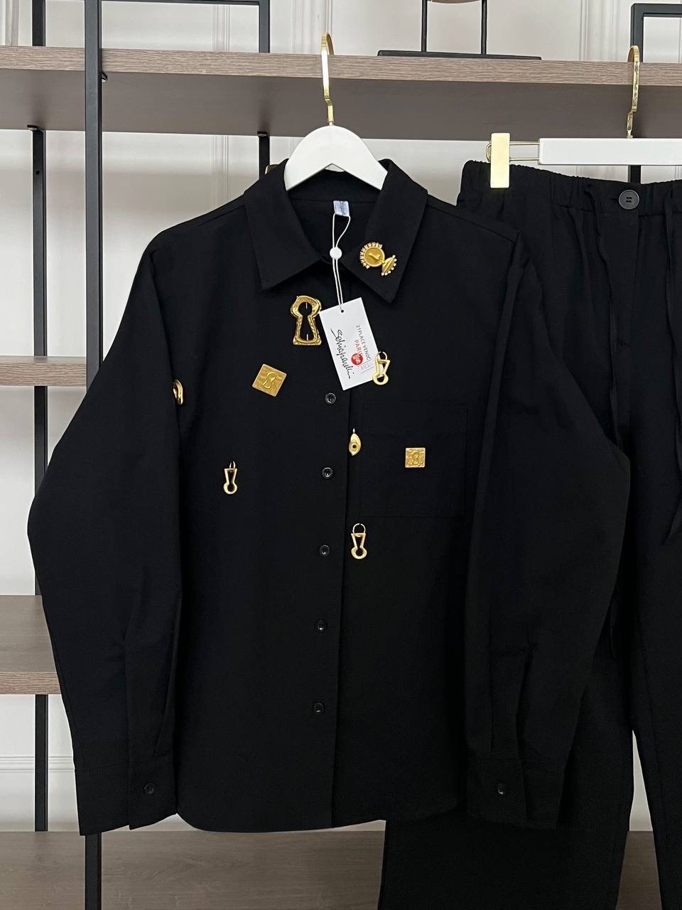 рубашка женская,стильная одежда,комплект брючный,костюм,костюм оверсайз