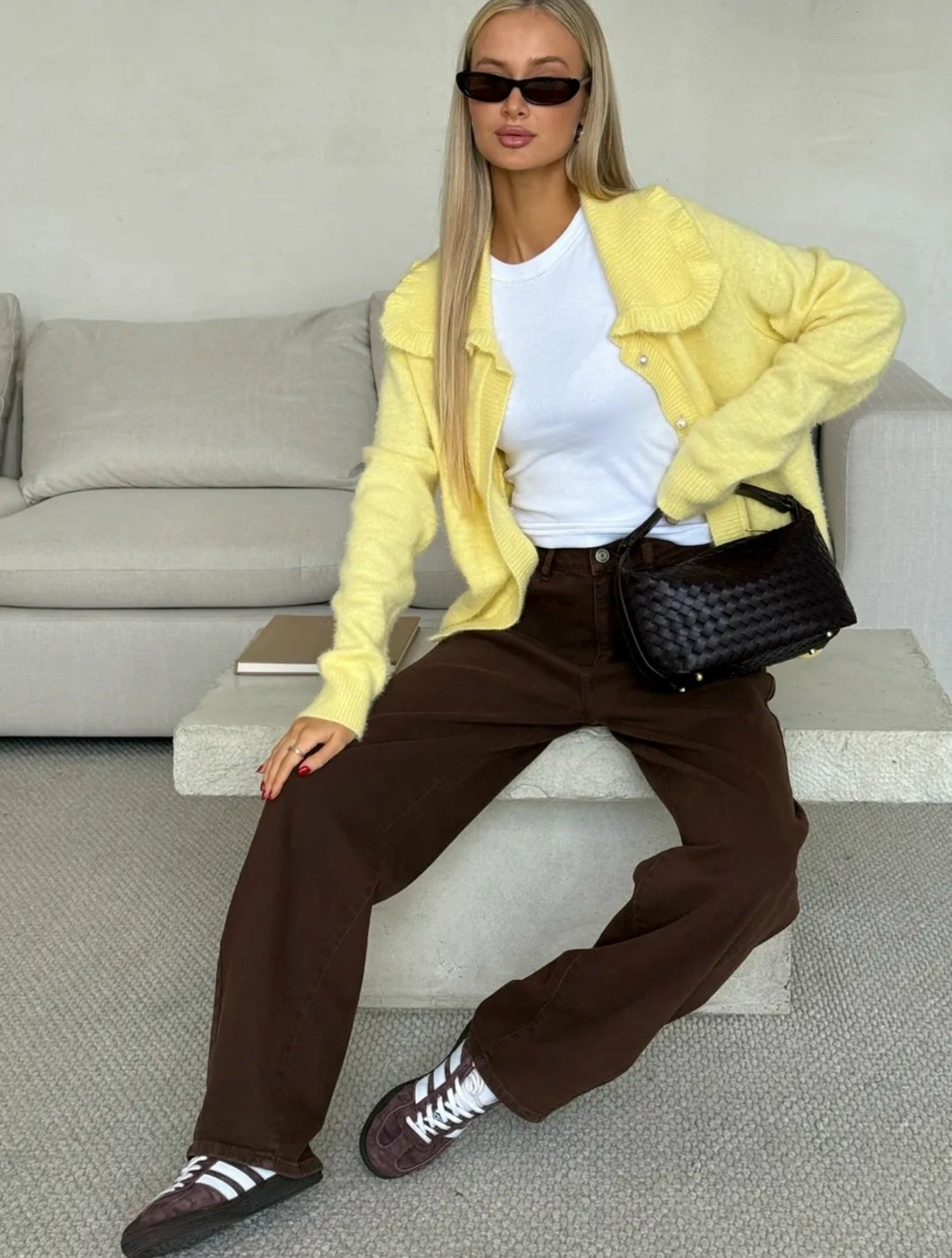 джинсы коричневые широкие с высокой посадкой y2k багги emporiov,брюки модные,коричневые джинсы,джинсы женский