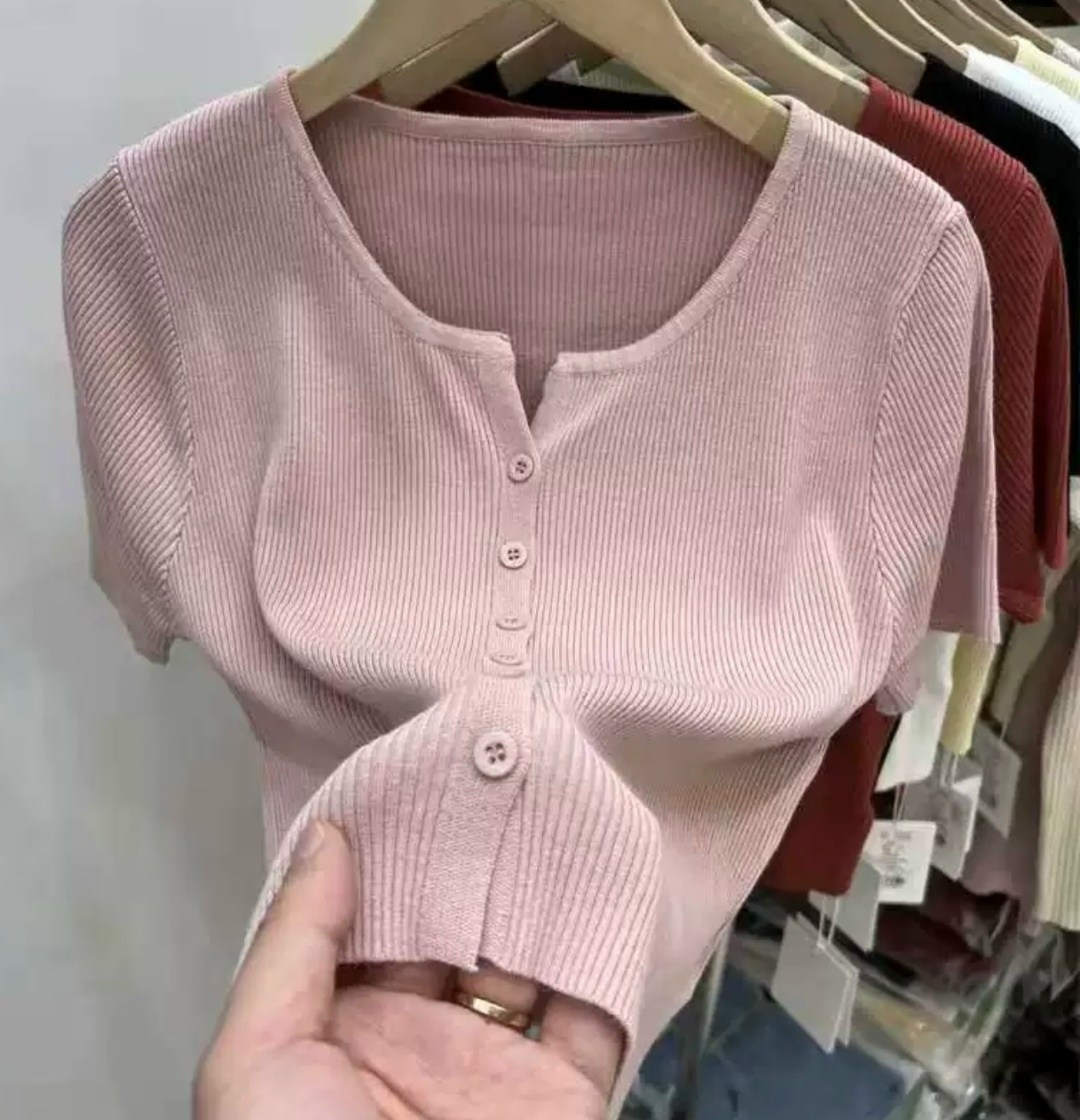 женская кофточка,женский трикотажный топ с короткими рукавами,вязаная футболка,свитер с короткими рукавами,трикотажный топ