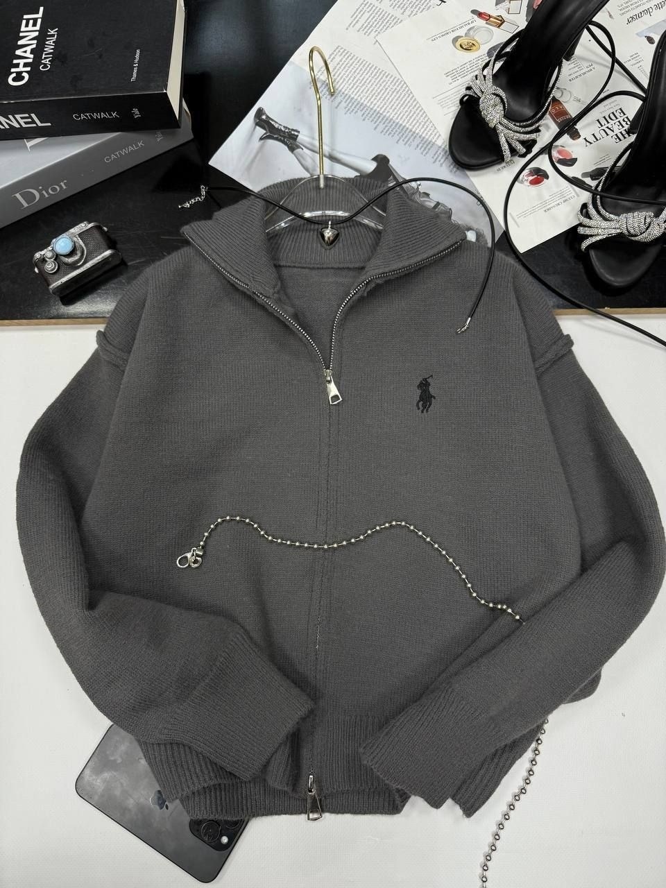 женская кофта,кардиган polo на двухсторонней молнии dina style,кофта поло,кофта,толстовки кофта