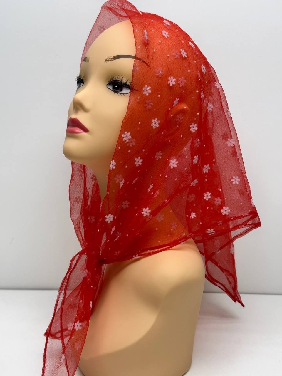 платок для церкви,красивый платок,платки женские,платок для храма,платок белый