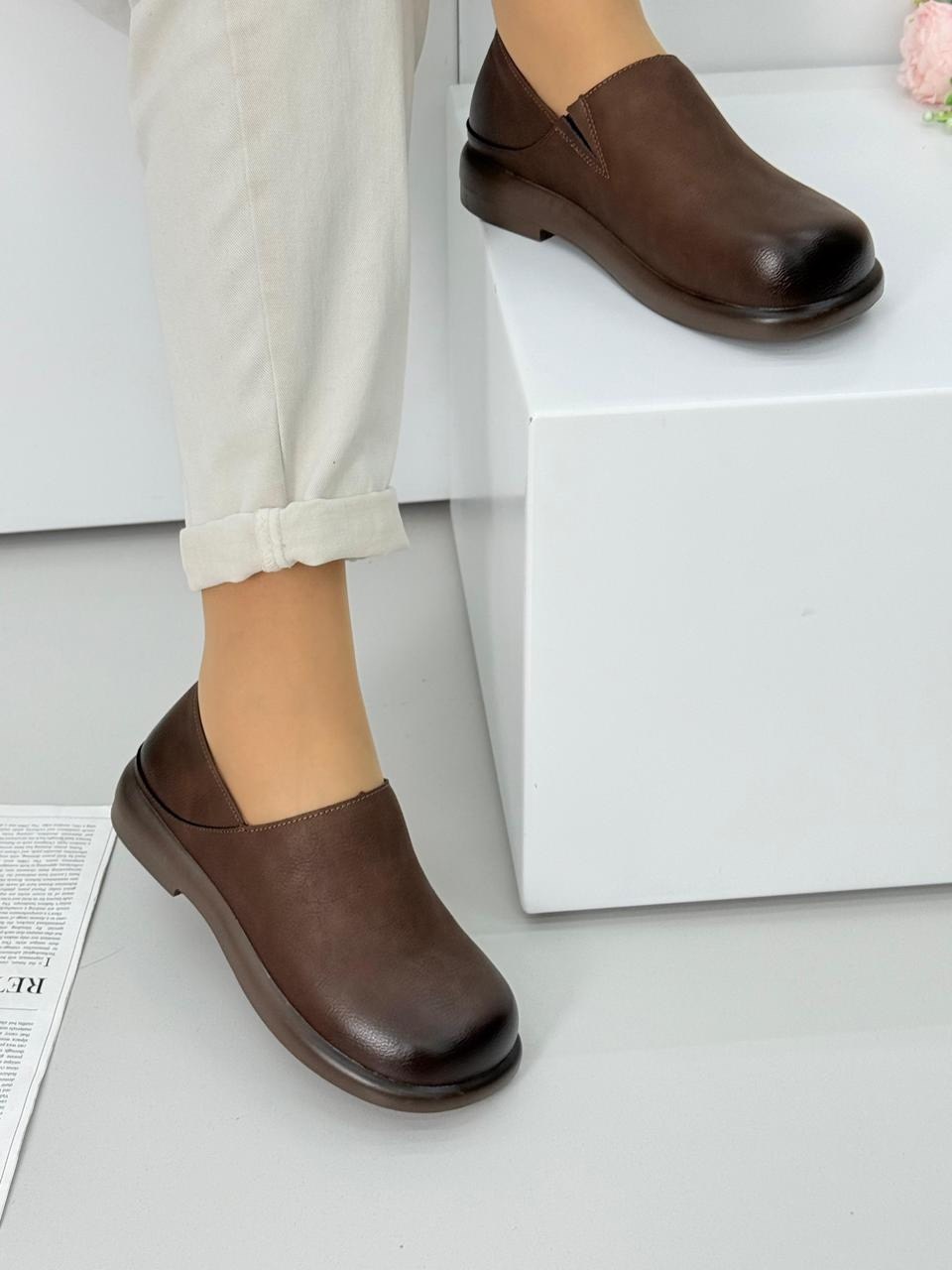 , повседневные,женская ,повседневные туфли,туфли кожаные