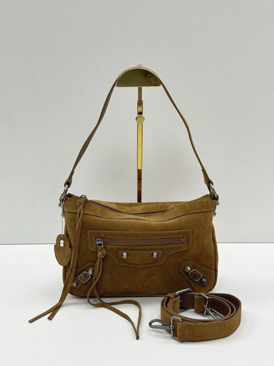 сумка баленсиага хобо,сумка баленсиага зеленая,сумка женская кросс боди,замшевая сумка,сумка