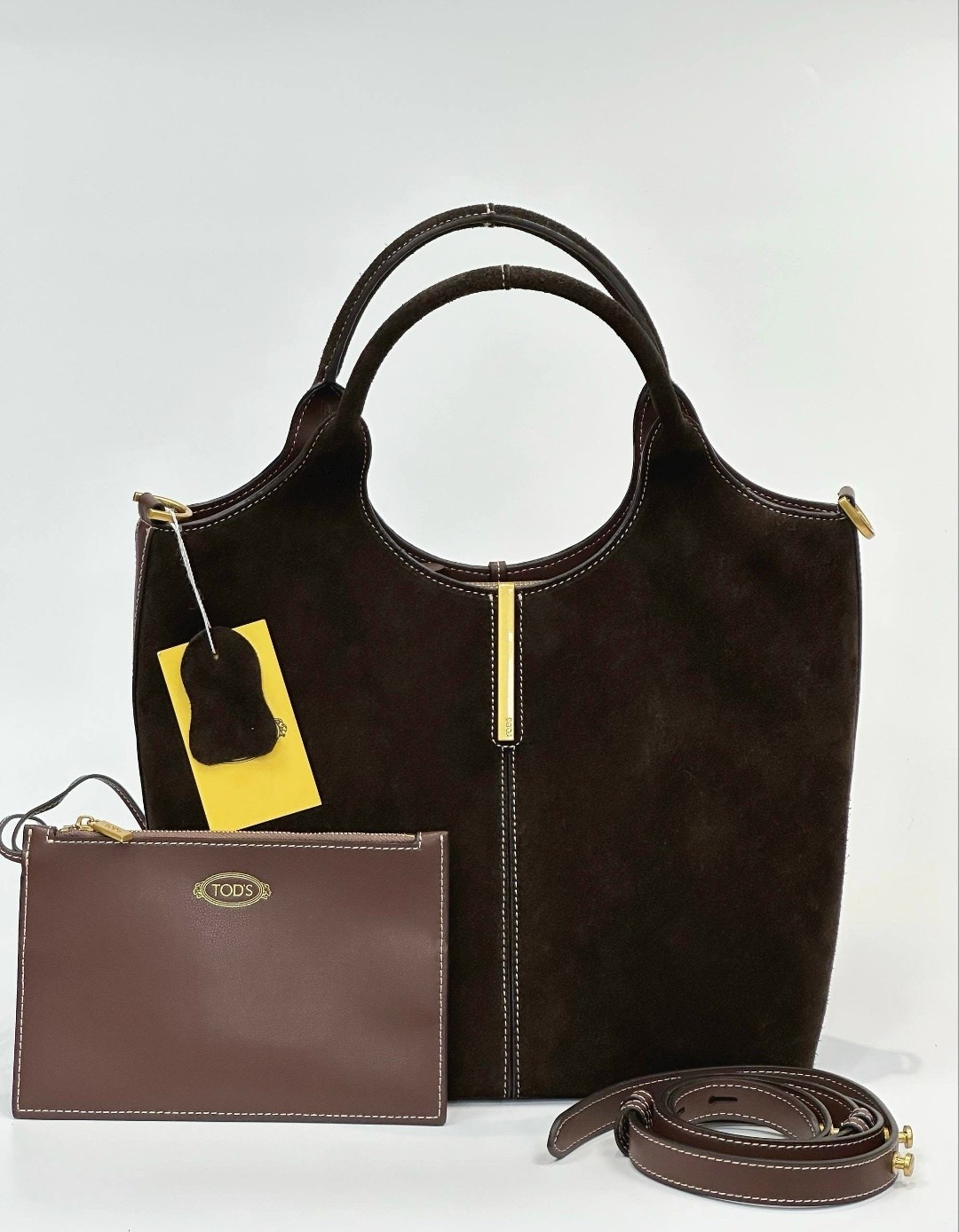 сумка tod's натуральная замша,сумка замшевая,сумка женская натуральная замша,сумка женская,большая кожаная сумка-тоут из замши tod's