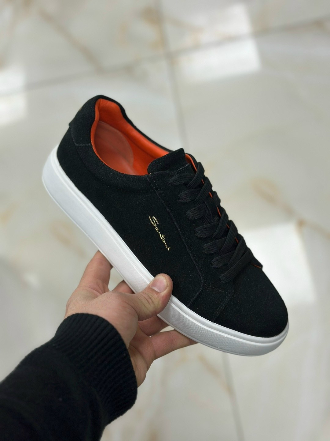 ,мужские кеды santoni,мужские кеды,кеды кожаные,мужская