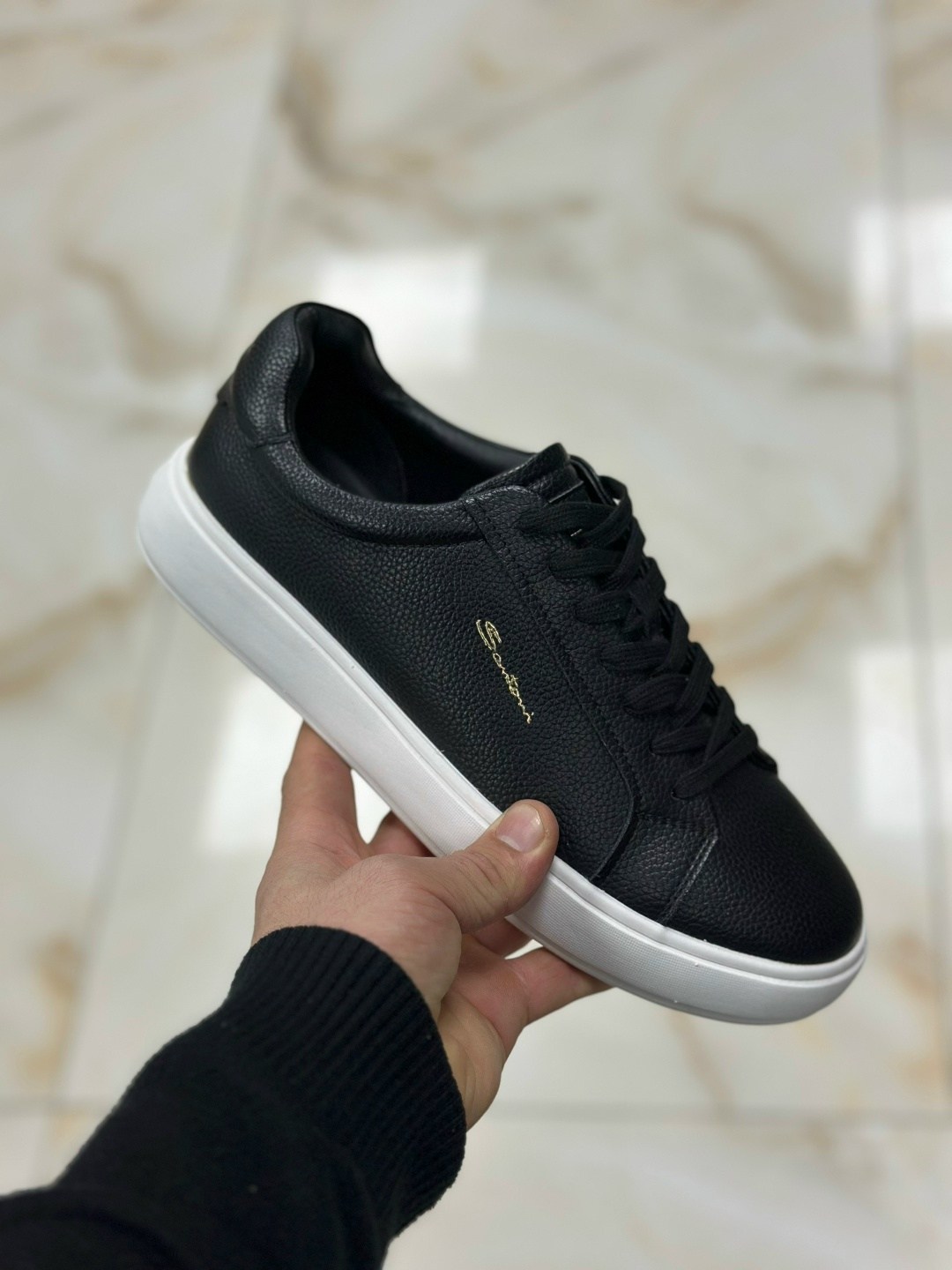 ,мужские кеды santoni,мужские кеды,кеды кожаные,мужская