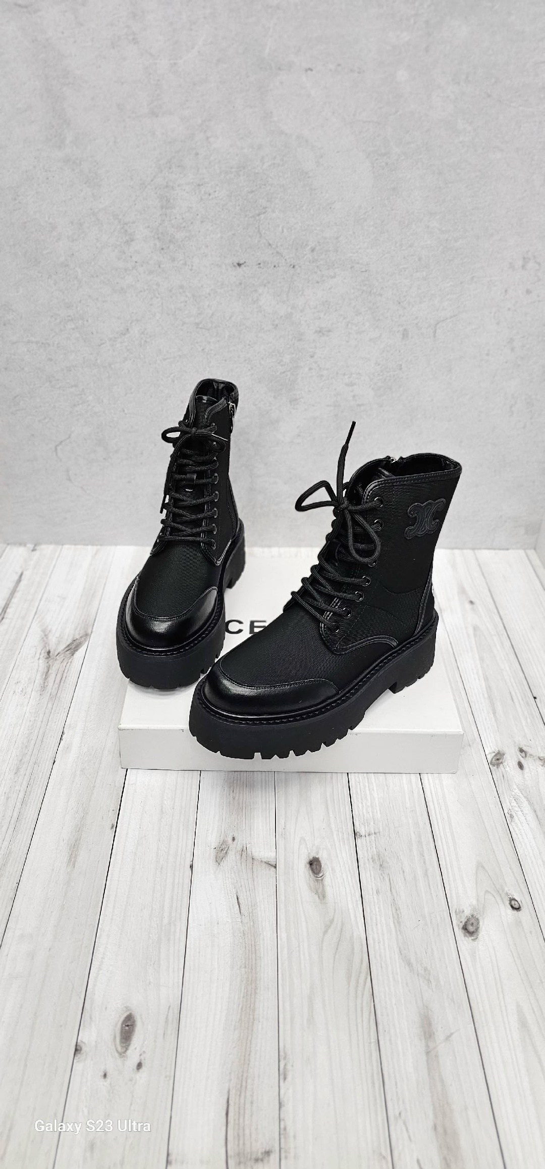 ,ботинки из натуральной кожи на шнуровке semplice 244220394,ботинки женские,celine ботинки,ботинки