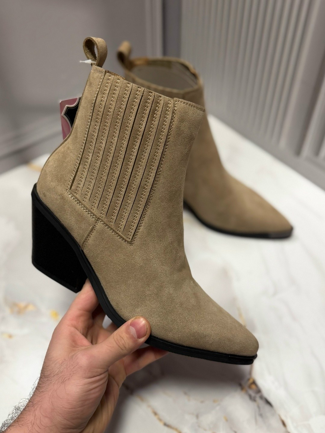 ботильоны казаки,ботильоны женские,замшевые ботильоны,полусапоги женские,полусапоги