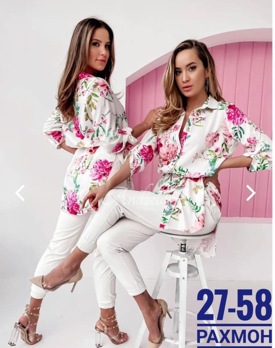 рубашка женская,удлиненная рубашка, ,женской одежды,женские костюмы брючные