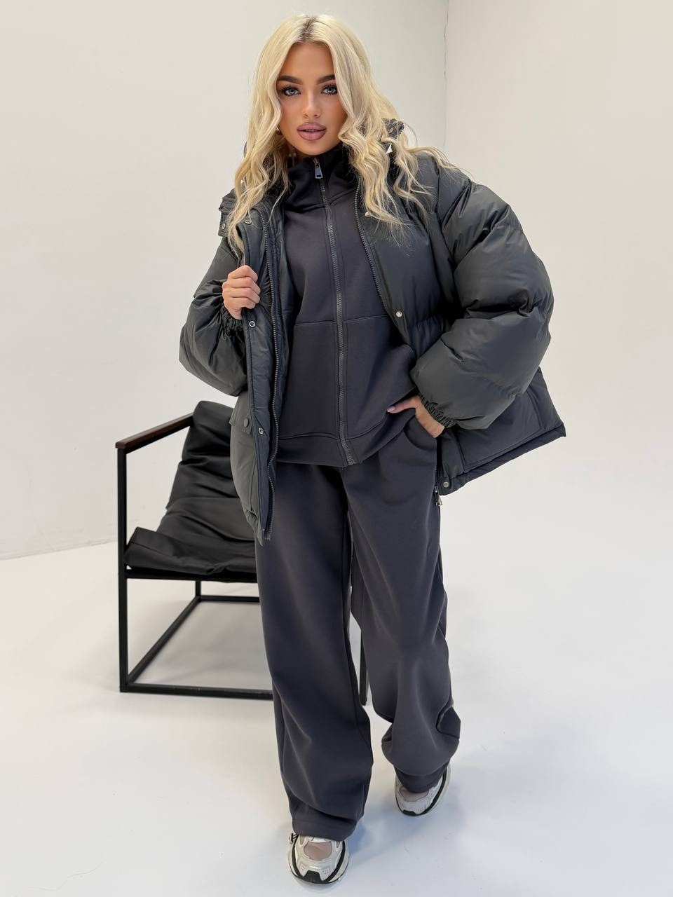 куртка зимняя на кулисках shmatovashop 558148025,куртка оверсайз,куртка пуховик,куртка,куртка женская