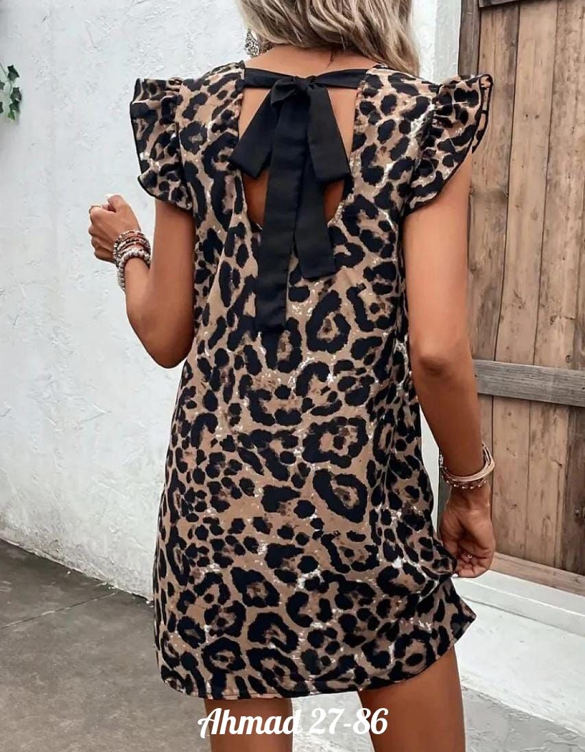 платье с леопардовым принтом,платье женское леопардовое,платье летнее леопардовое,платье леопардовый принт,леопардовое платье