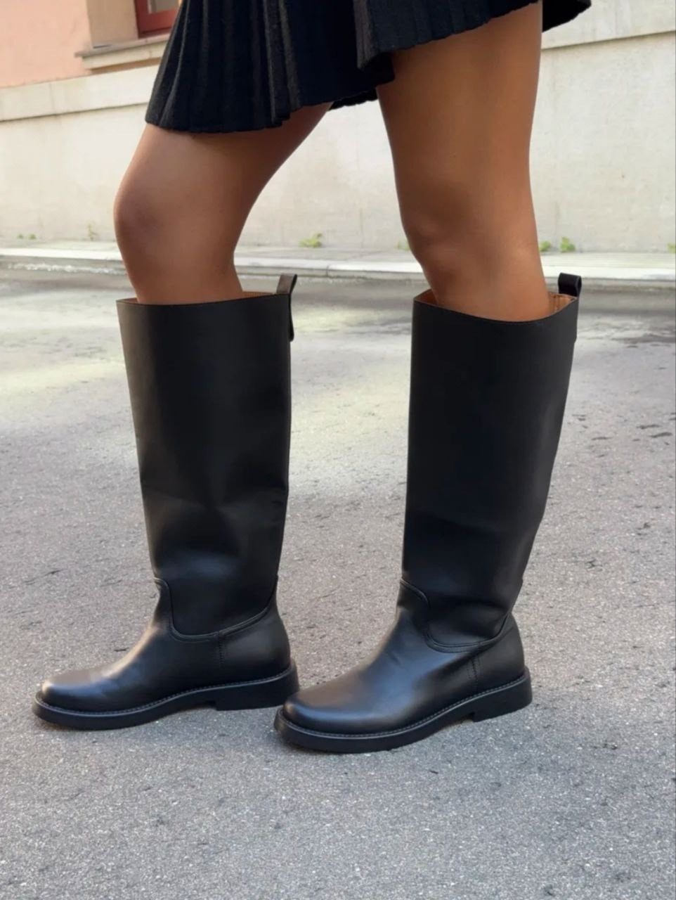 юбка мини теплая плиссе v.p.line,сапоги трубы,женские сапоги,юбка женская,сапоги демисезонные