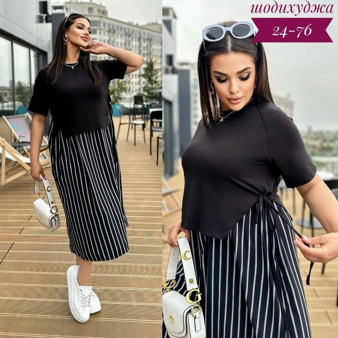 платье большие размеры,платье туника,платье женская,комбинированное платье