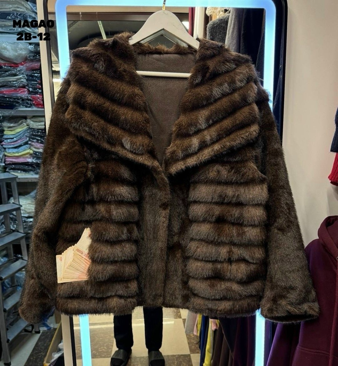 шуба,шуба из эко меха,шуба коричневый,шуба из экомеха,шуба норковая