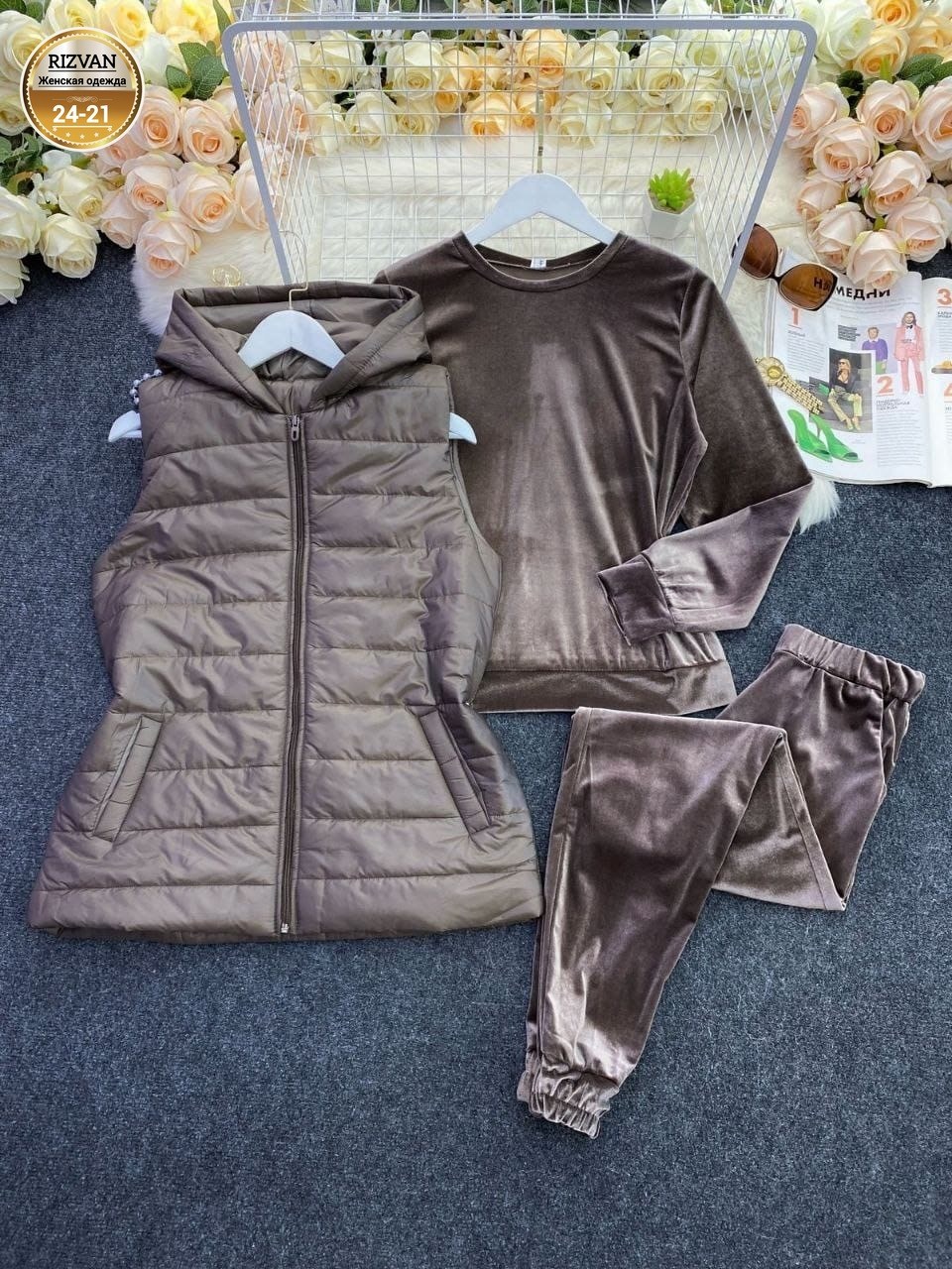 спортивный костюм женский тройка,костюм тройка с жилетом на синтепоне,костюм женский тройка,женский костюм на флисе,теплые спортивные костюмы