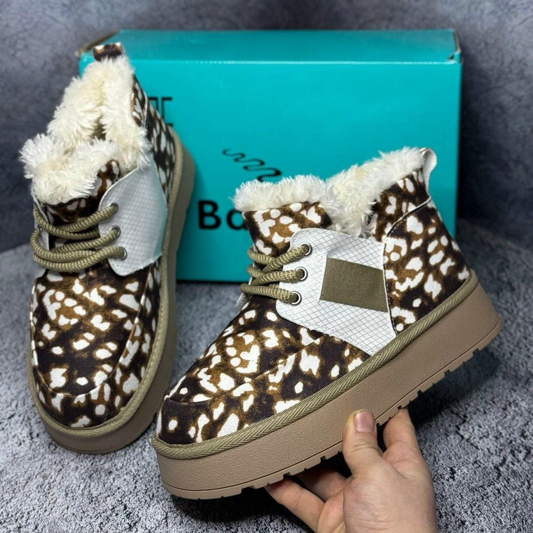 женская зимняя,,зимние женские угги,женские зимние угги с принтом лео,зимняя коллекция угги