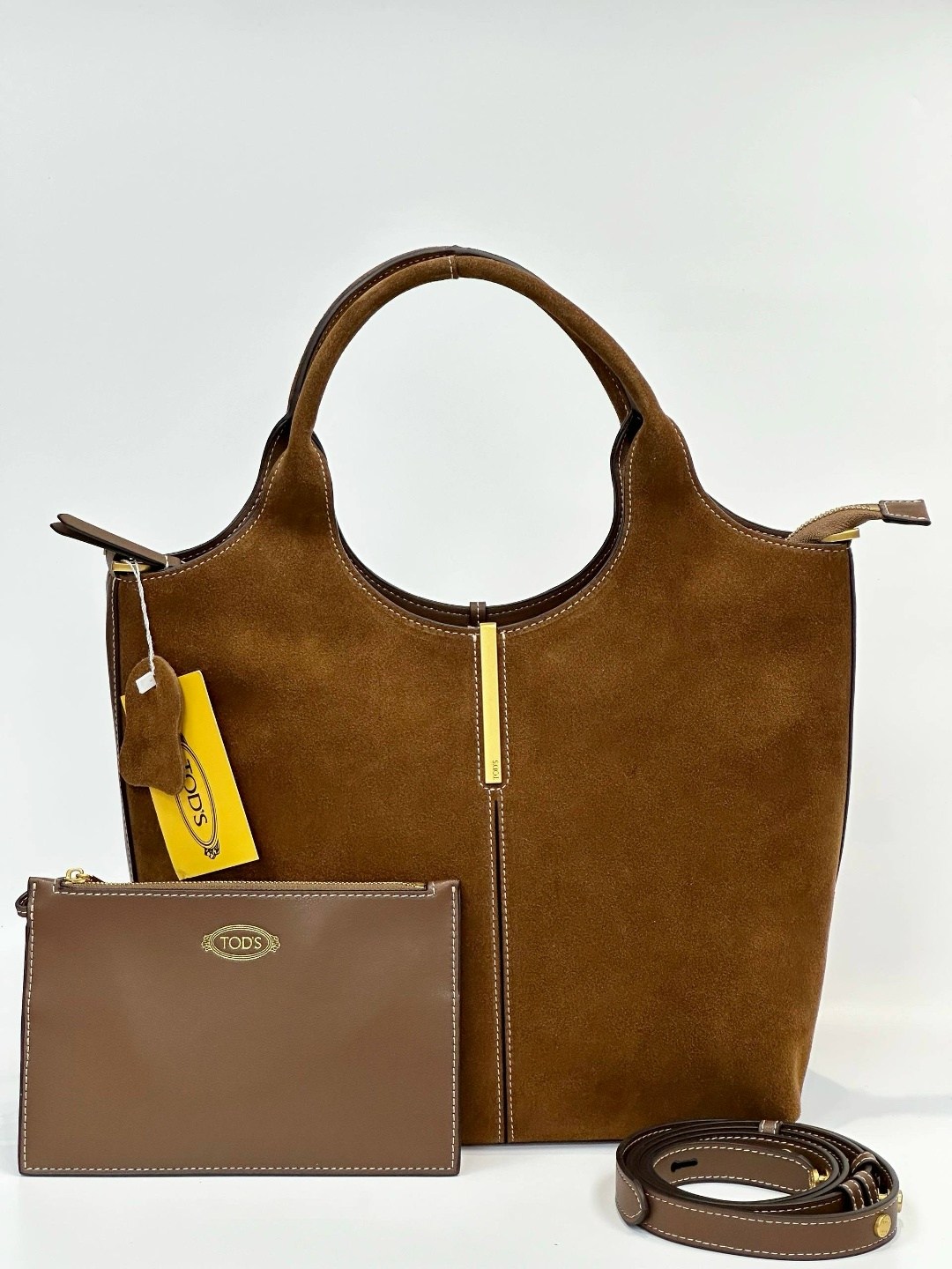 сумка tod's натуральная замша,сумка замшевая,сумка женская натуральная замша,сумка женская,большая кожаная сумка-тоут из замши tod's