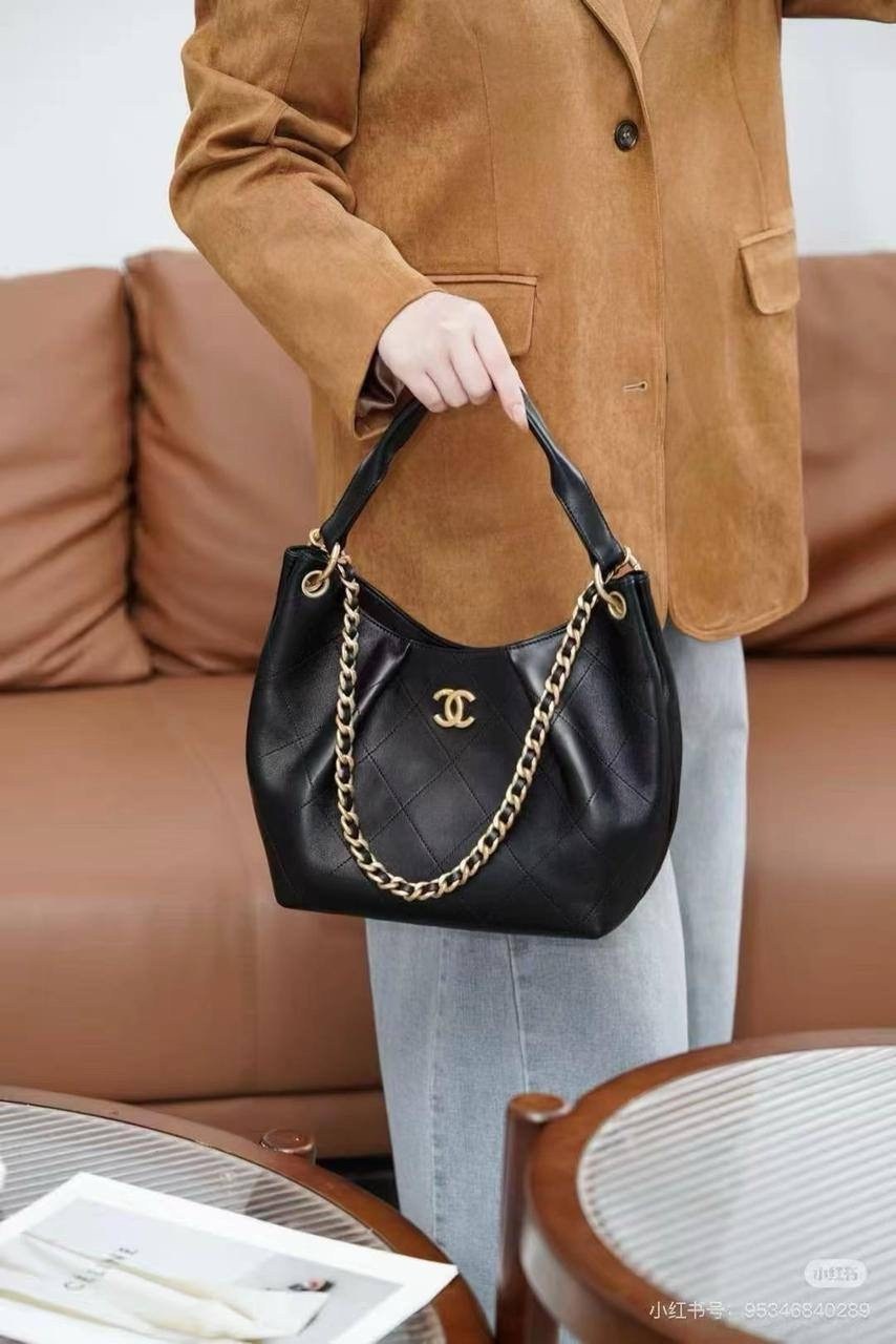 сумка женская chanel,сумка chanel,женская черная кожаная сумка chanel shopping bag,сумка chanel сумка chanel,женские модные сумки-хобо от chanel