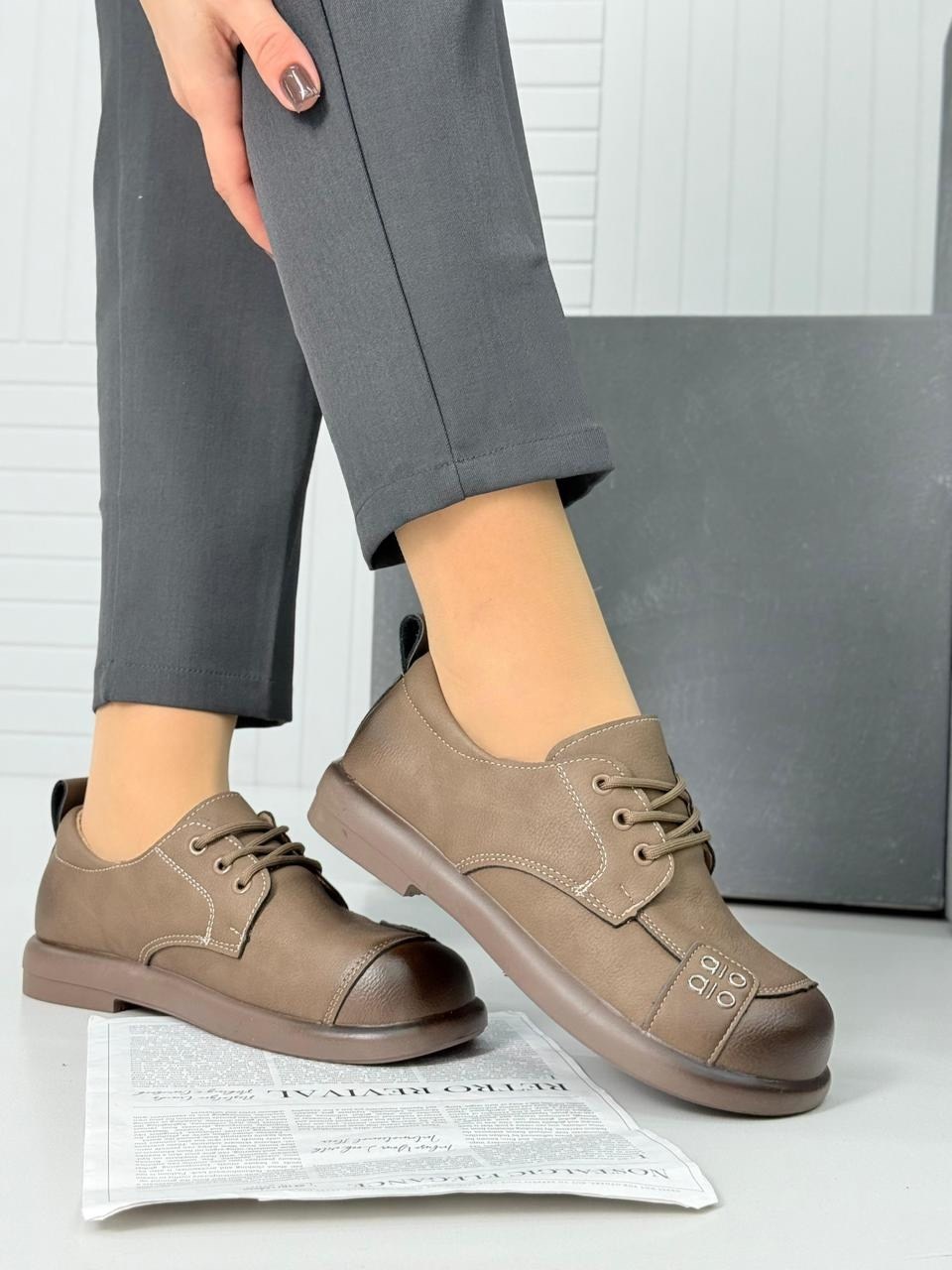 ,повседневная , на плоской подошве,женская ,туфли на плоской подошве