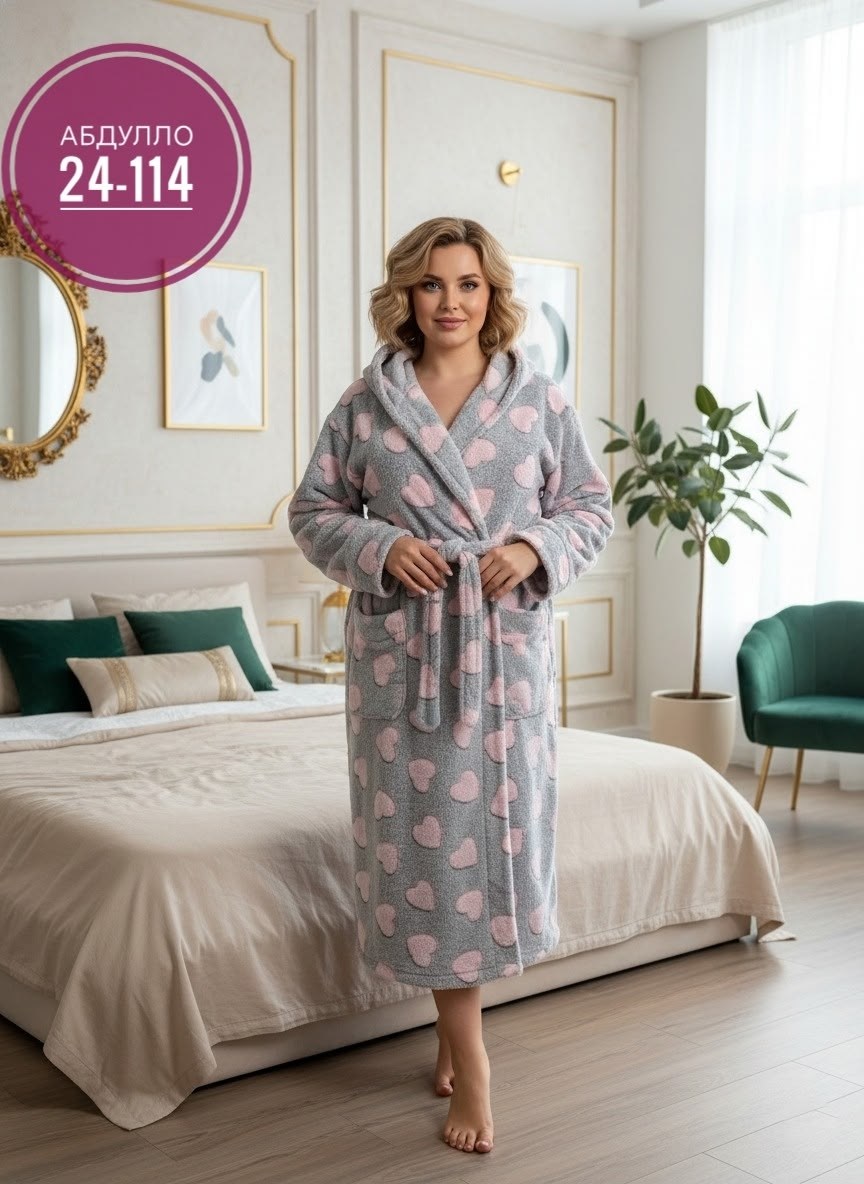 халат женский из велсофта ириска сердца на темно-синем,халат домашние,сити текс / халат домашний,халат женский,халат женский домашний
