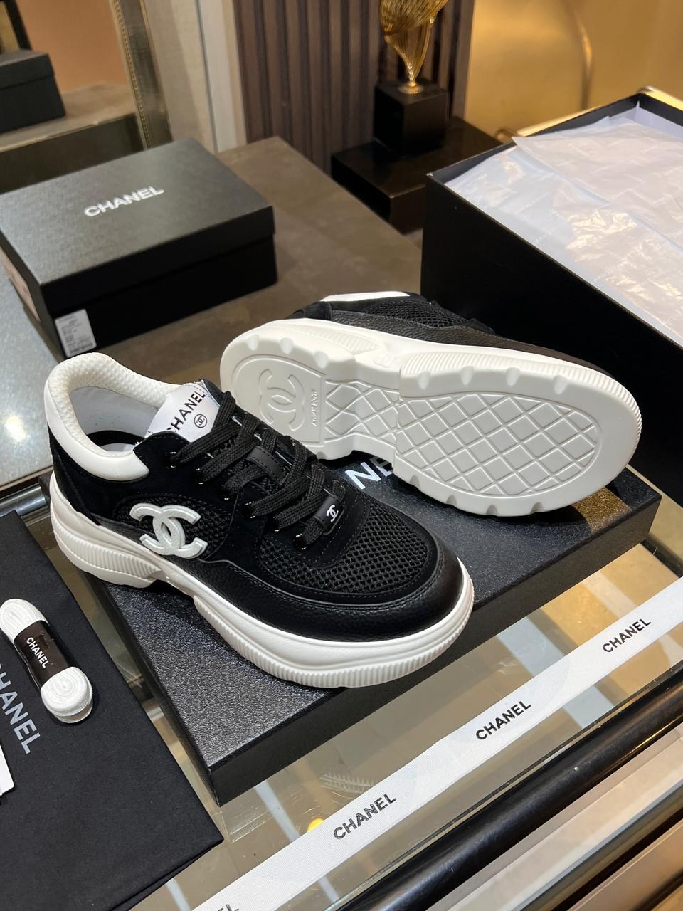 кроссовки chanel,кроссовки chanel женские,женские брендовые кожаные кроссовки chanel premium,кроссовки шанель,кеды chanel