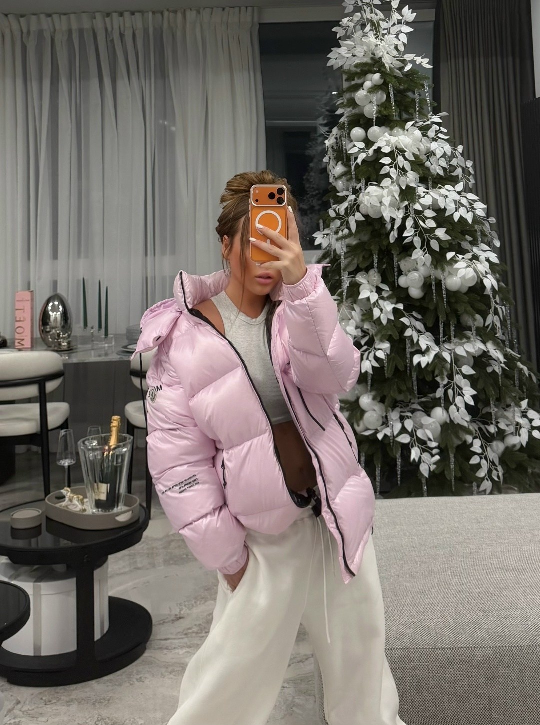 женская куртка,розовая куртка,зимний костюм,куртка короткая,объемная зимняя куртка