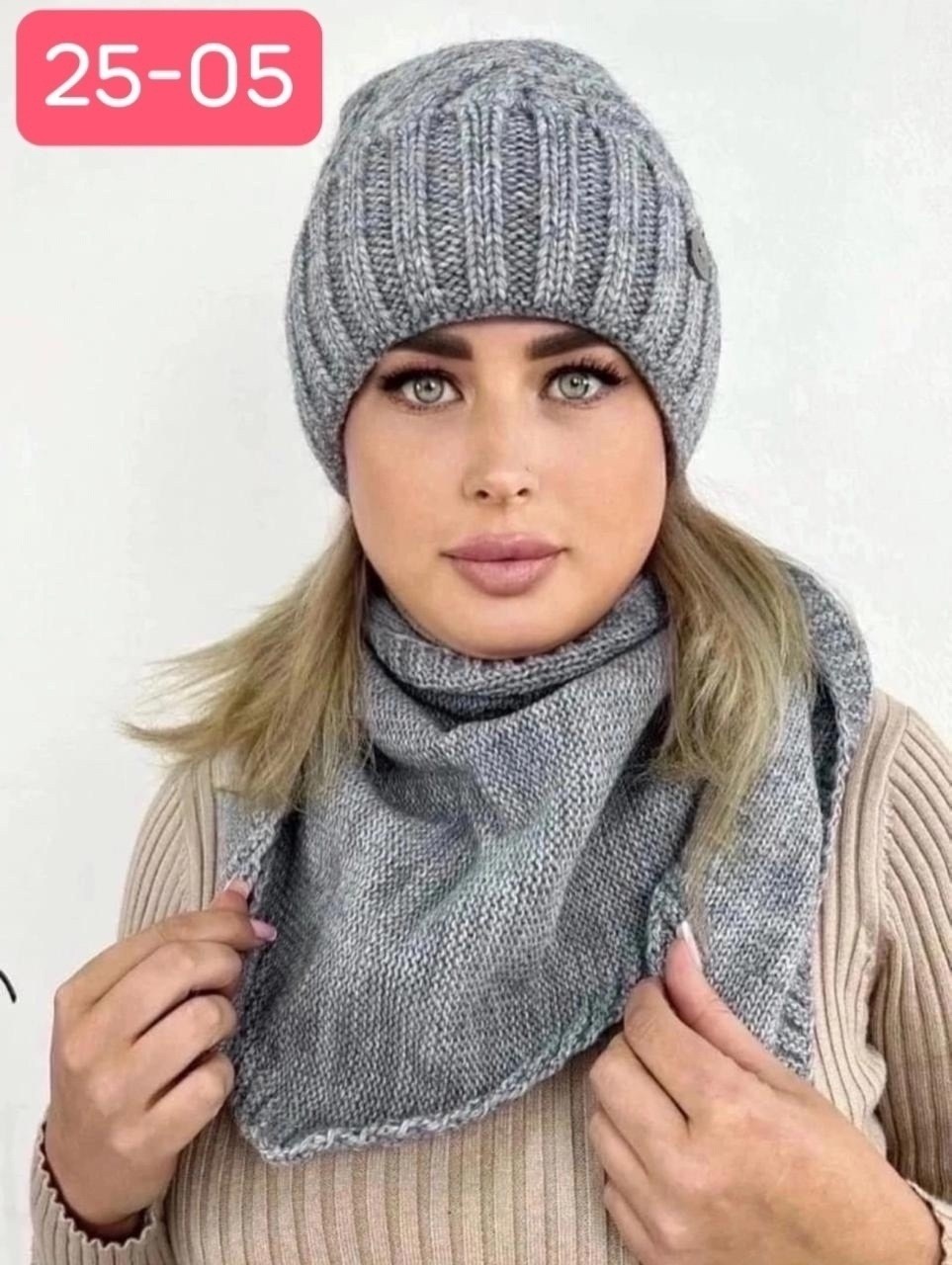 комплект женский вязанный шапки,комплект женский вязанный на флисе,комплект шапка и платок,комплект женский шапка и шарф,шапка