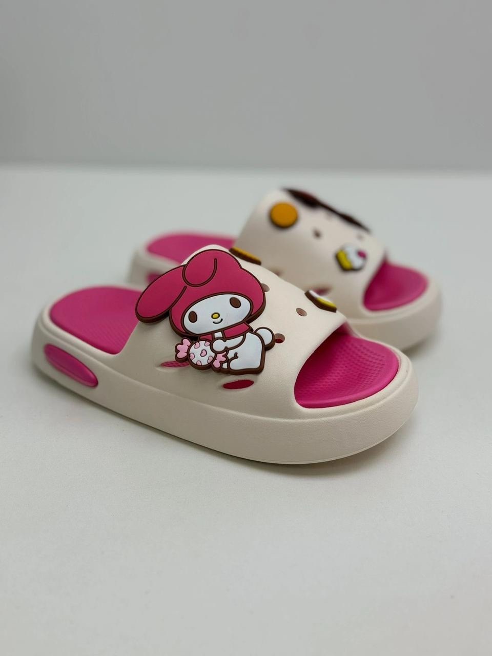 тапочки sanrio,тапочки для девочек,шлепанцы sanrio,детские шлепанцы,летние тапочки