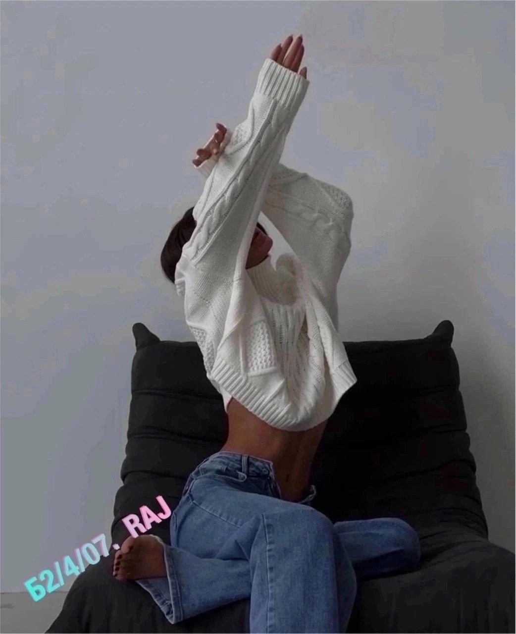 кроп-свитер крупной вязки с аранами кофейный,свитер вязка,свитер топ теплый вязаный молодежный,свитер топ теплый вязаный молодежный nazia shop,вязаный свитер