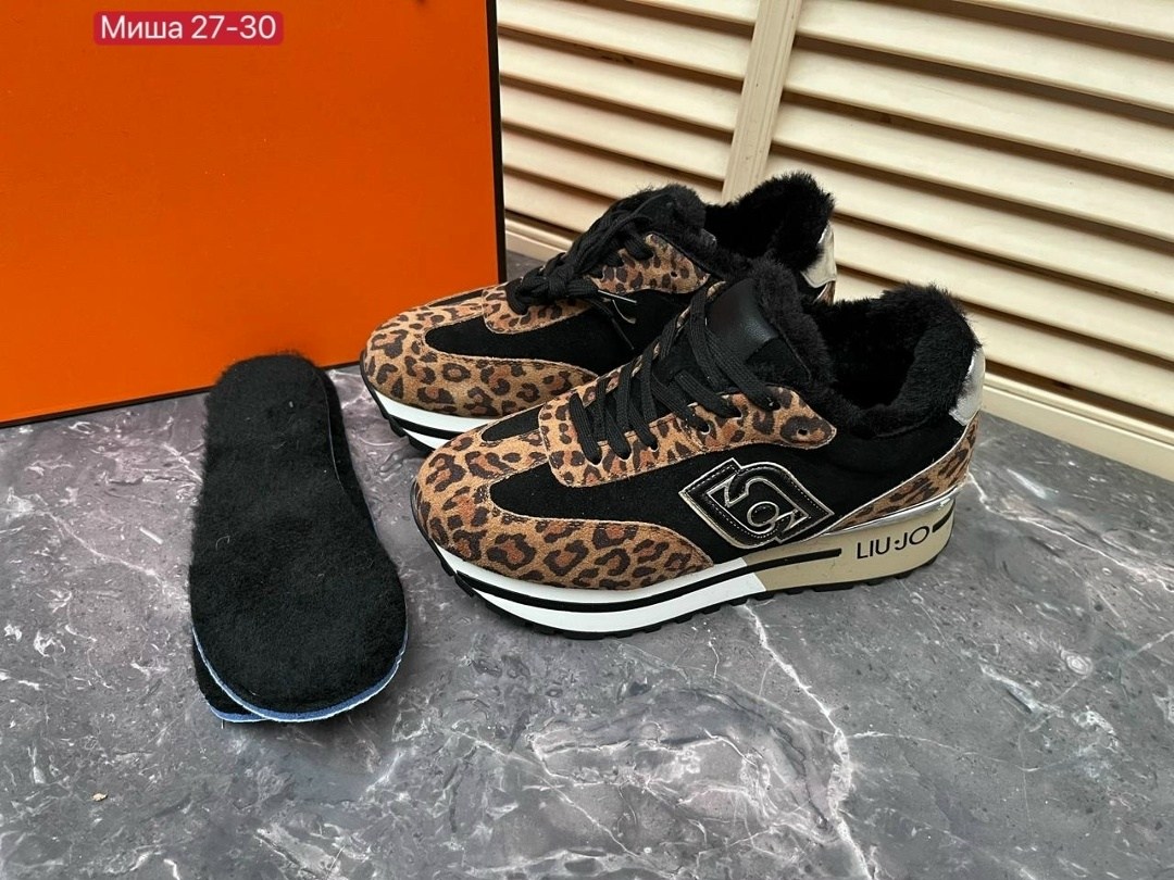 кроссовки liu jo зимние замшевые леопардовые,,кроссовки женские,кроссовки,зимние женские кроссовки