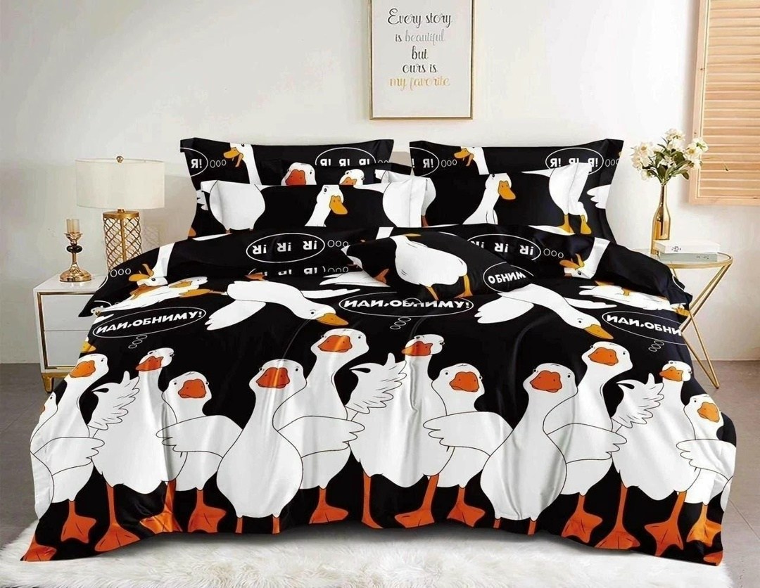 комплект постельного белья,постельного белья,комплект постельного белья с принтом,комплект постельного белья с пододеяльником,постельное белье белое с котами