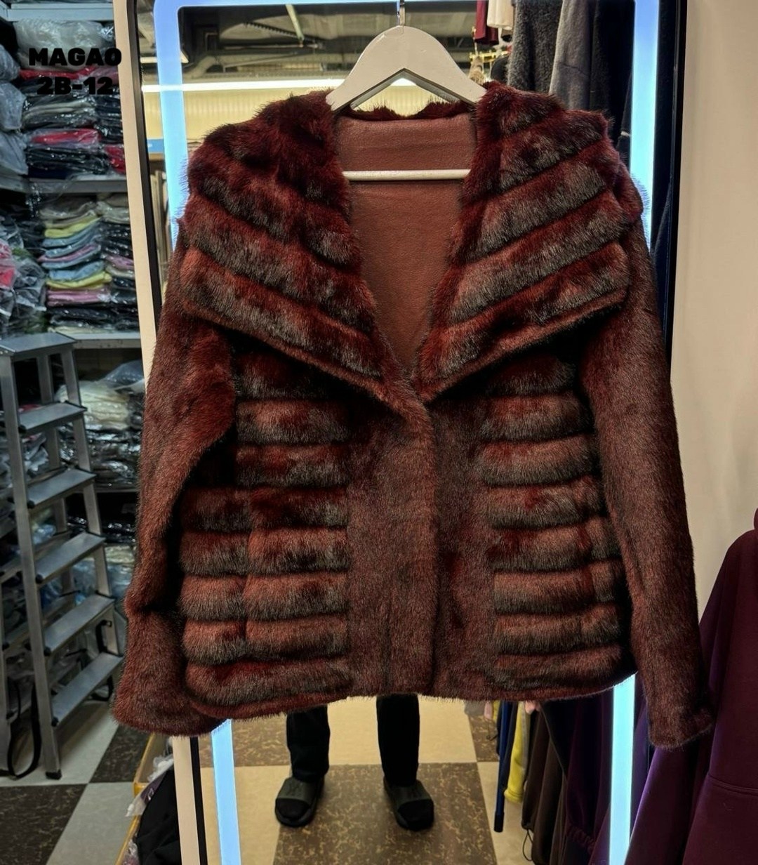 шуба,шуба из эко меха,шуба коричневый,шуба из экомеха,шуба норковая