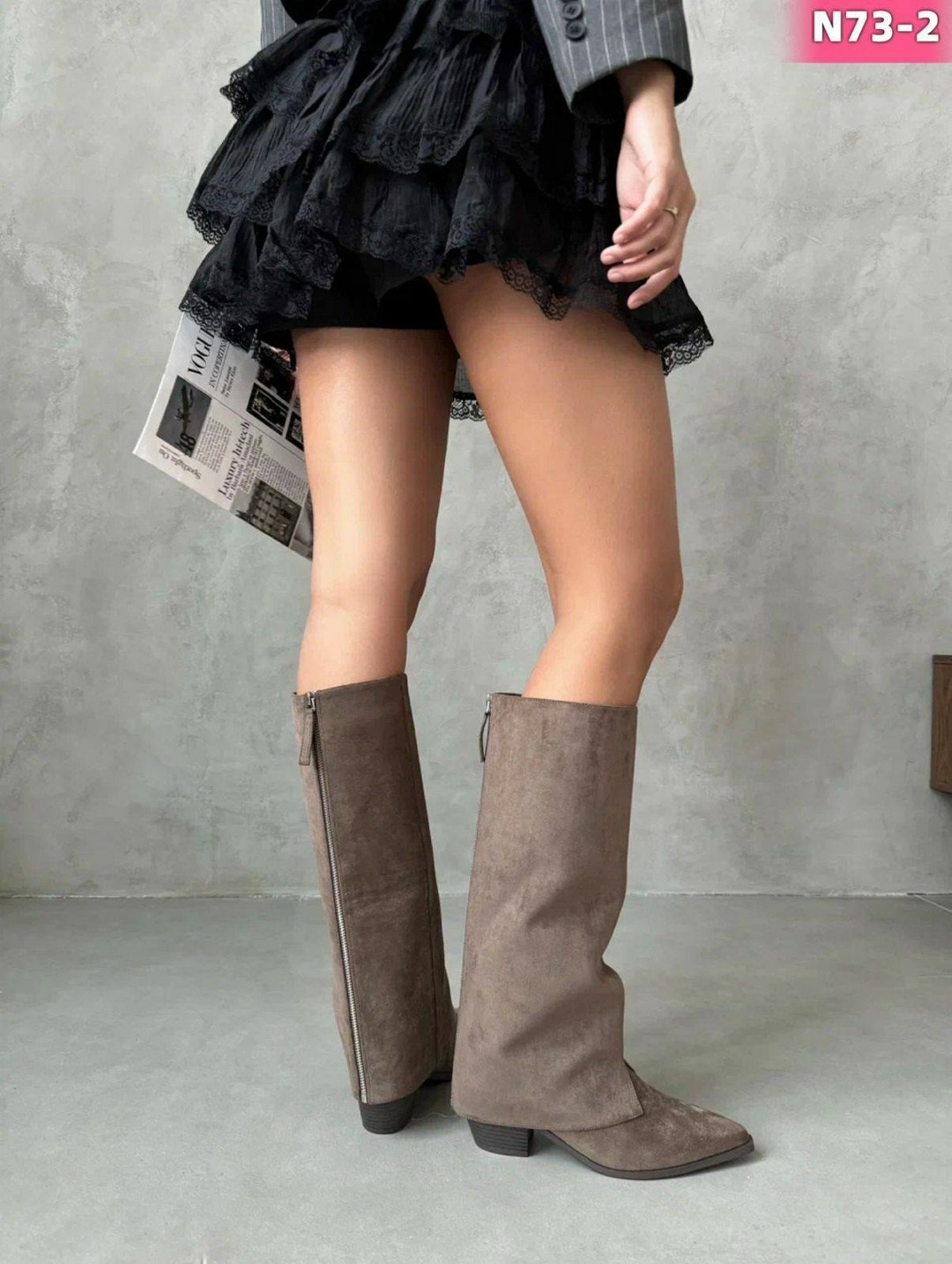 сапоги замшевые,сапоги,женские сапоги,модные женские сапоги,сапоги терволина женские серые замшевые