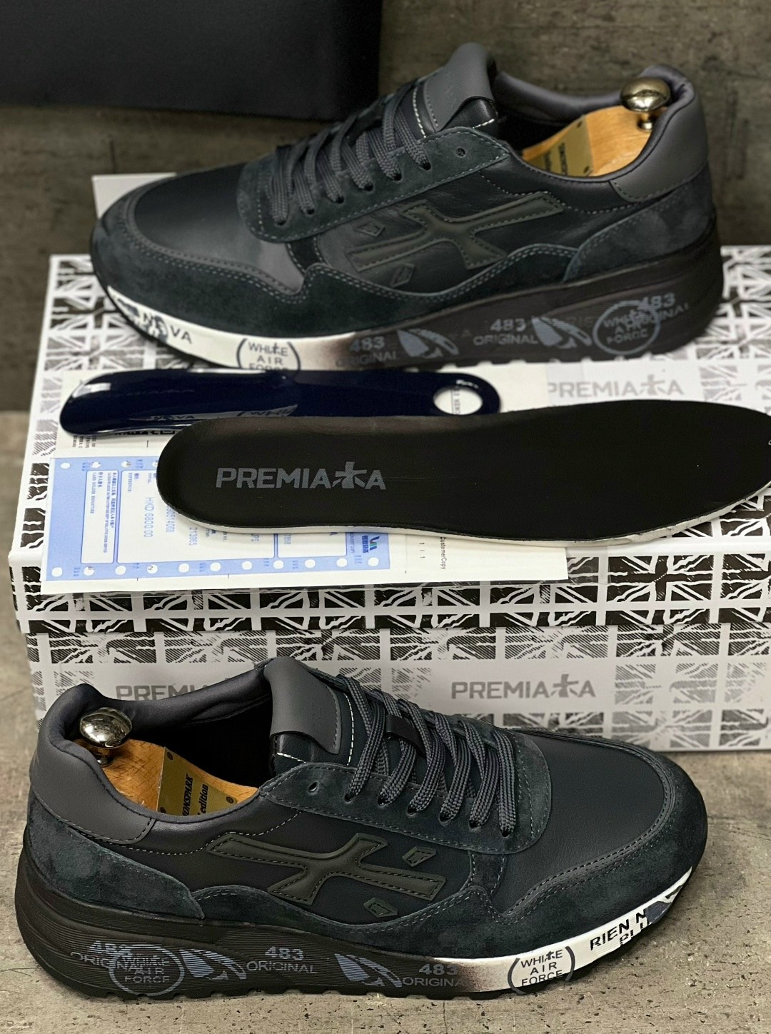 мужские кроссовки premiata,кроссовки premiata,кроссовки premiata 483 leather/suede grey dark,кроссовки премиата мик,мужские кроссовки premiata a117597 зимние с мехом серые