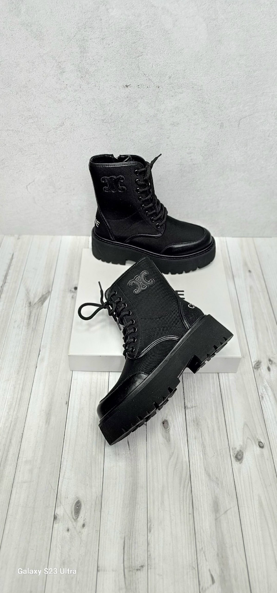 ,ботинки из натуральной кожи на шнуровке semplice 244220394,ботинки женские,celine ботинки,ботинки