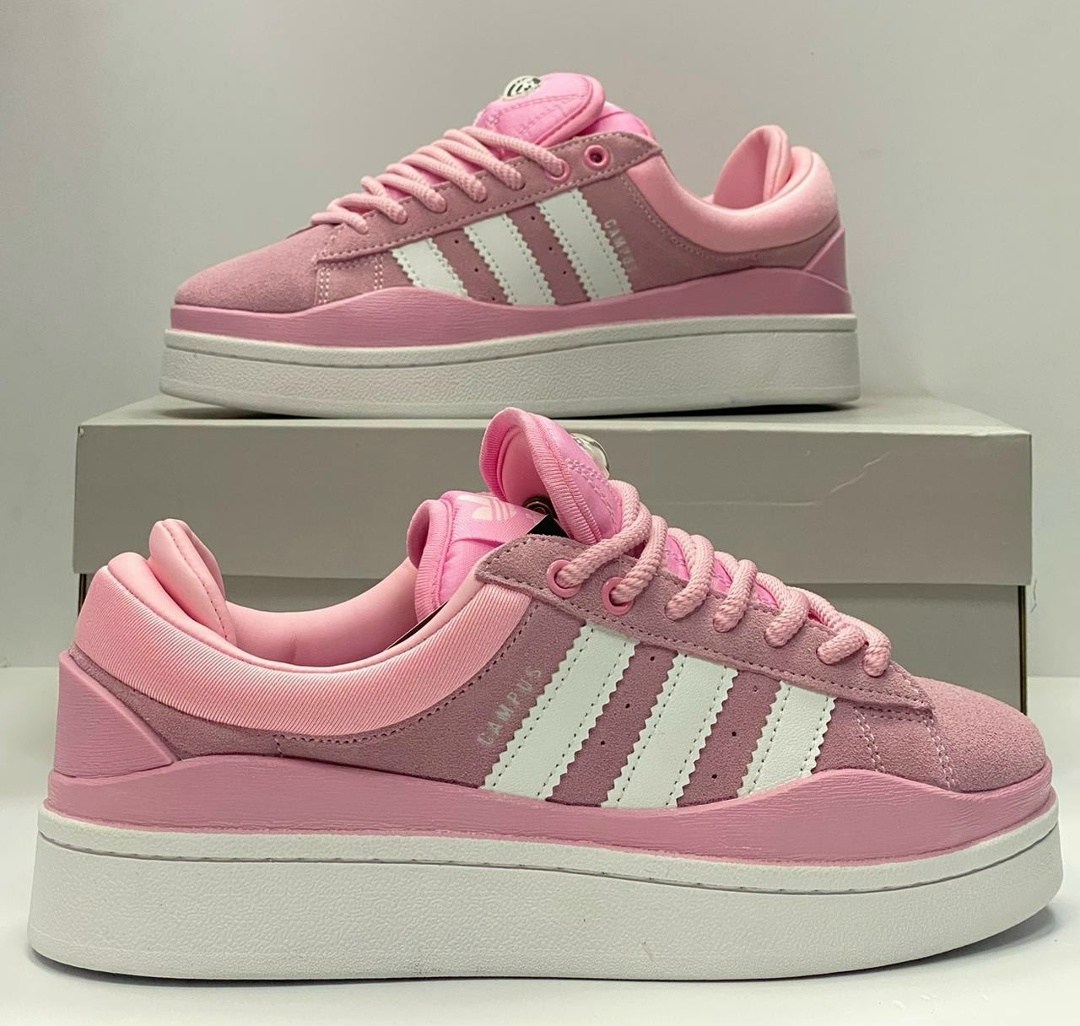 кроссовки адидас кампус розовые,кроссовки adidas campus x bad bunny,adidas campus 00s pink,кроссовки женские adidas campus x bad bunny pink,adidas campus bad bunny pink white