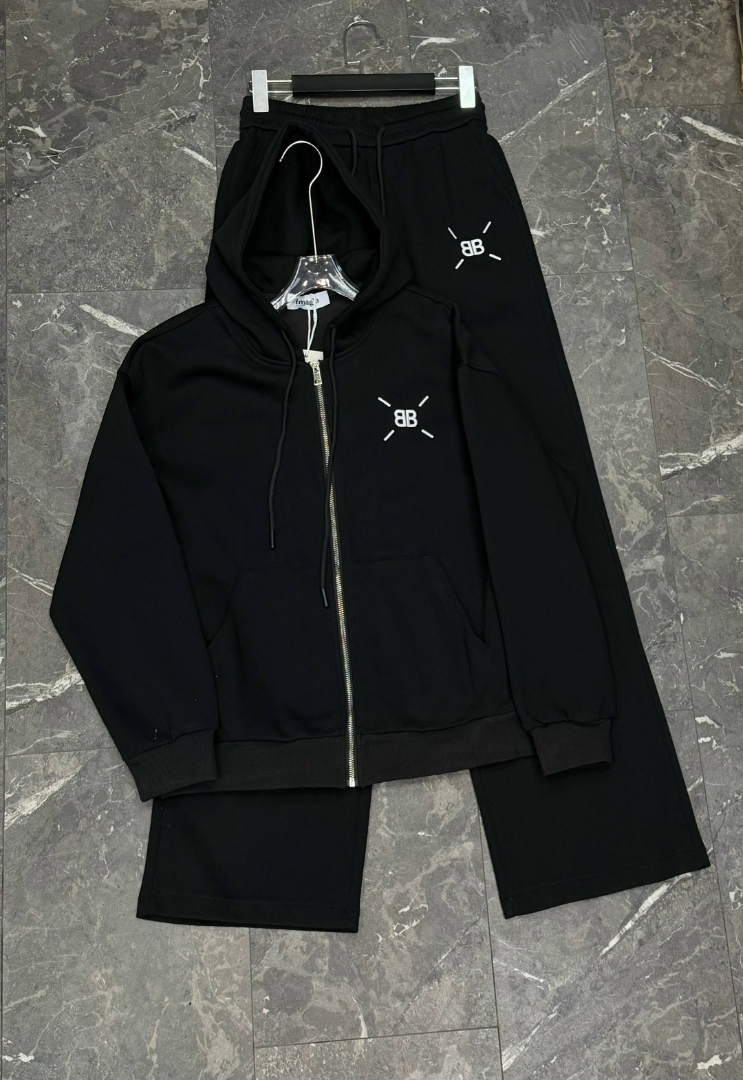 костюм спортивный со штанами палаццо и зип худи micca 362777071,спортивные женские костюмы,костюм спортивный,cпортивный костюм женский на флисе,спортивные костюмы на флисе