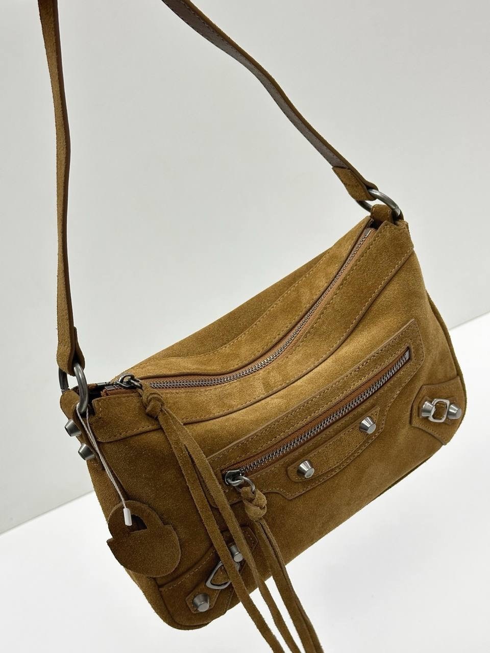 сумка баленсиага хобо,сумка баленсиага зеленая,сумка женская кросс боди,замшевая сумка,сумка