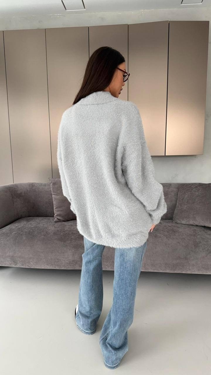 свитер оверсайз,свитер удлиненная,свитер оверсайз с шерстью,свитер оверсайз серый,свитер женский