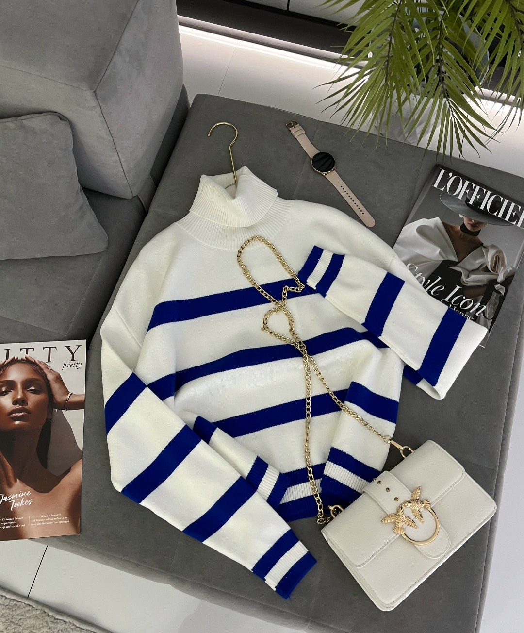 свитер в полоску,женский свитер в полоску,свитер модный,свитера женские,вязаный свитер в полоску